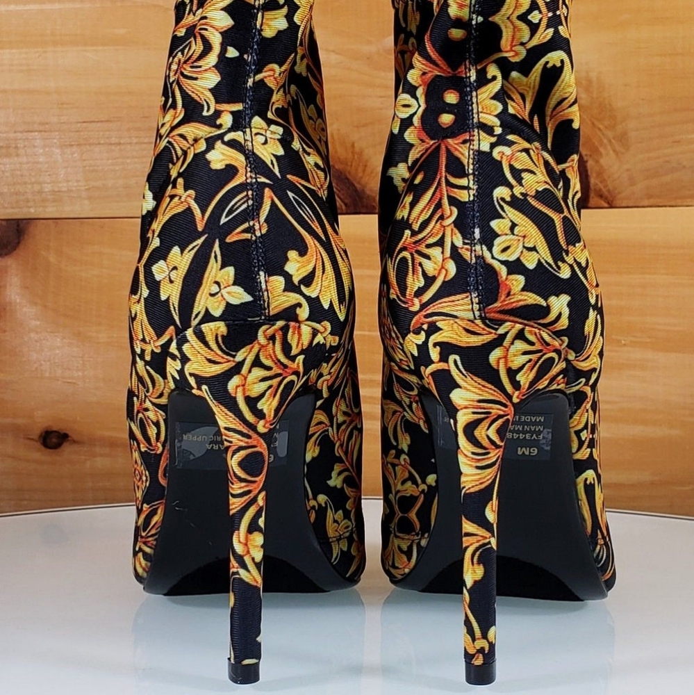 Peep Toe Bootie Heels - Picture 4 of 6